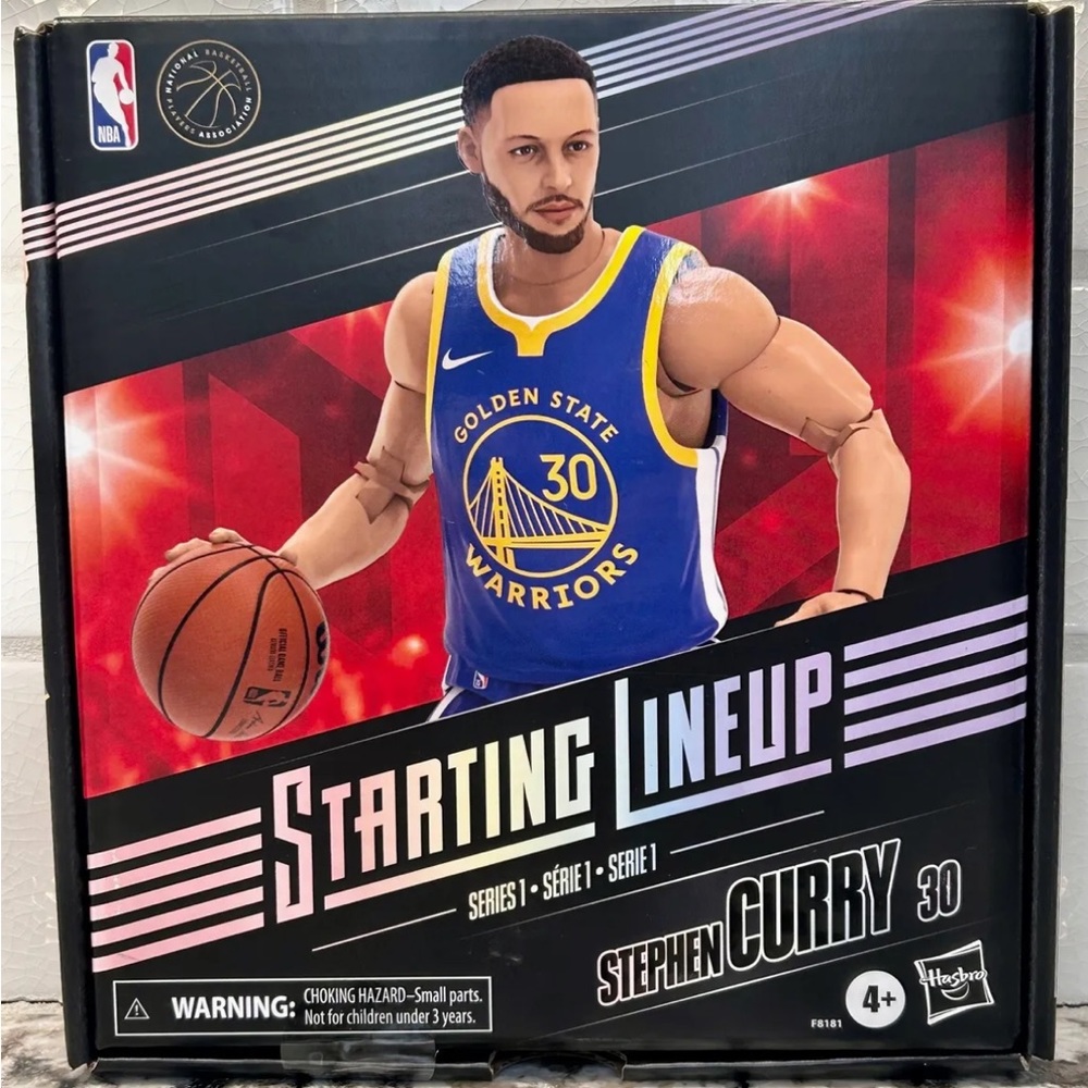 Starting Lineup NBA Series 1 Stephen Curry Action Figure Golden State Warriors